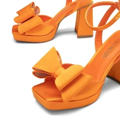 Bow Platform Chunky Sandals