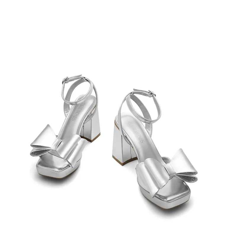 Bow Platform Chunky Sandals