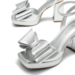 Bow Platform Chunky Sandals