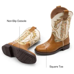Boys’ Camouflage Western Cowboy Boots
