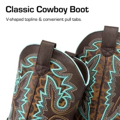 Boys’ Camouflage Western Cowboy Boots