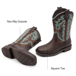Boys’ Camouflage Western Cowboy Boots