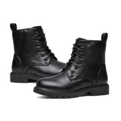 Boys Girls Combat Ankle Boots