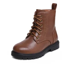 Boys Girls Combat Ankle Boots