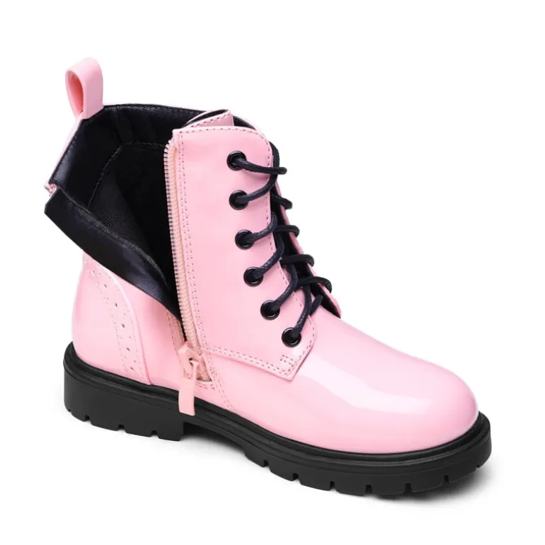 Boys Girls Combat Ankle Boots