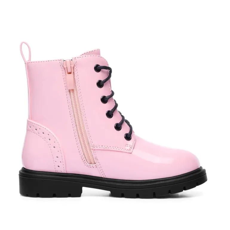 Boys Girls Combat Ankle Boots