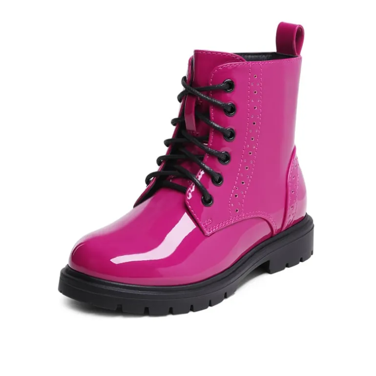Boys Girls Combat Ankle Boots