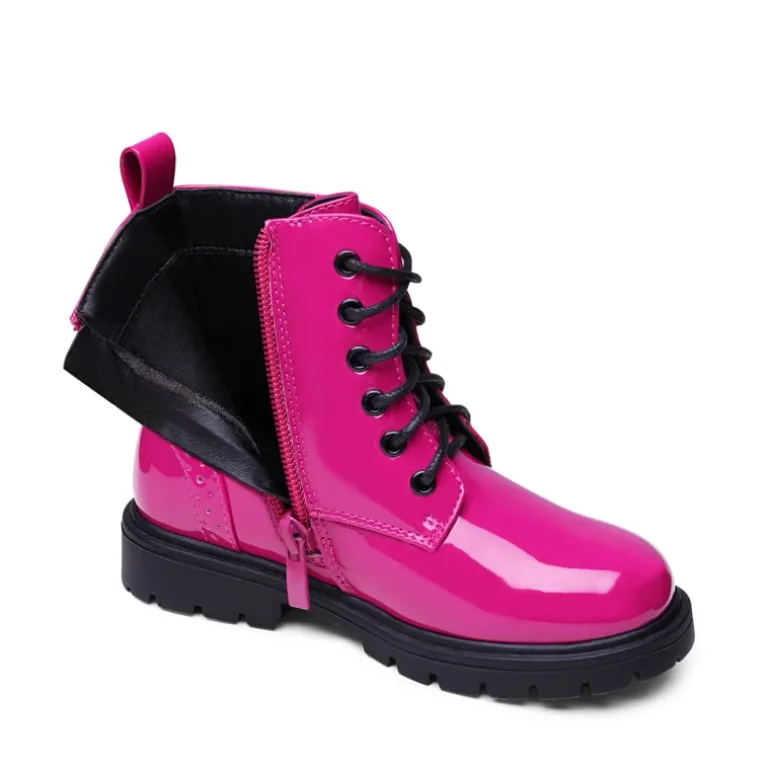 Boys Girls Combat Ankle Boots
