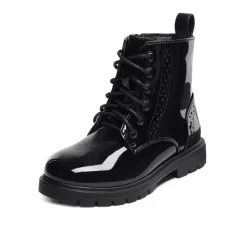 Boys Girls Combat Ankle Boots