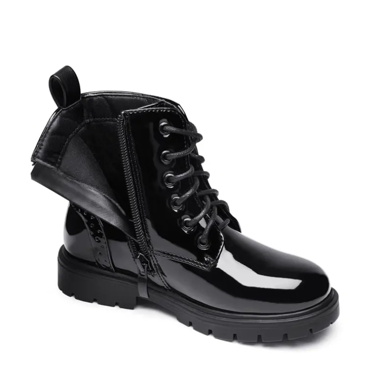 Boys Girls Combat Ankle Boots
