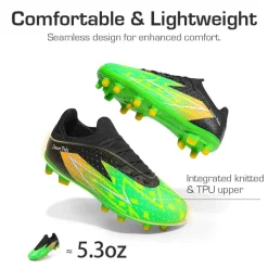 Boys' & Girls' Firm Groud Youth Soccer Cleats