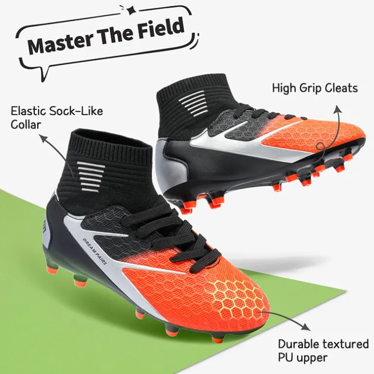 Boys & Girls High Top Youth Football Cleats