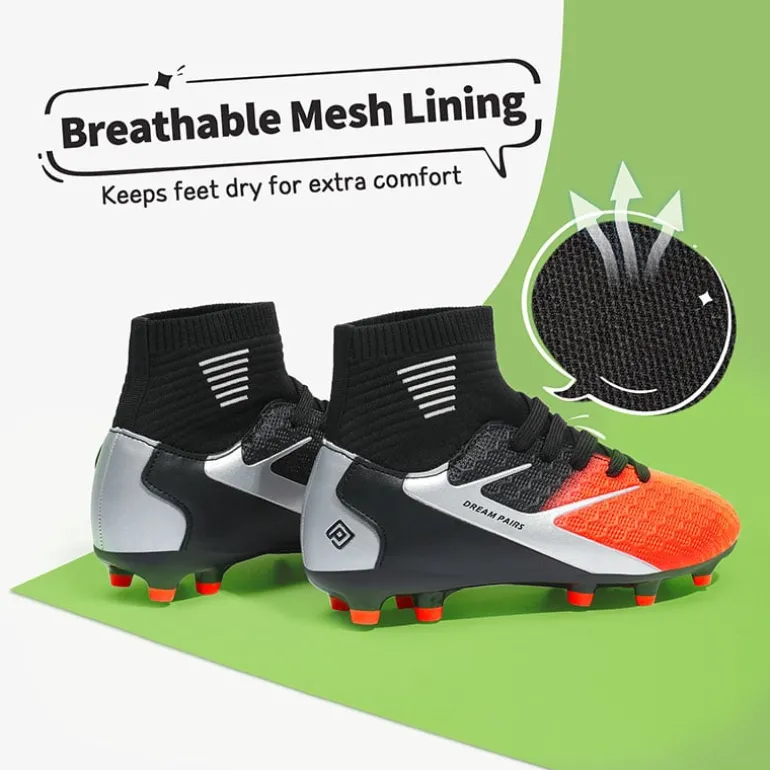 Boys & Girls High Top Youth Football Cleats