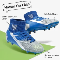 Boys & Girls High Top Youth Football Cleats