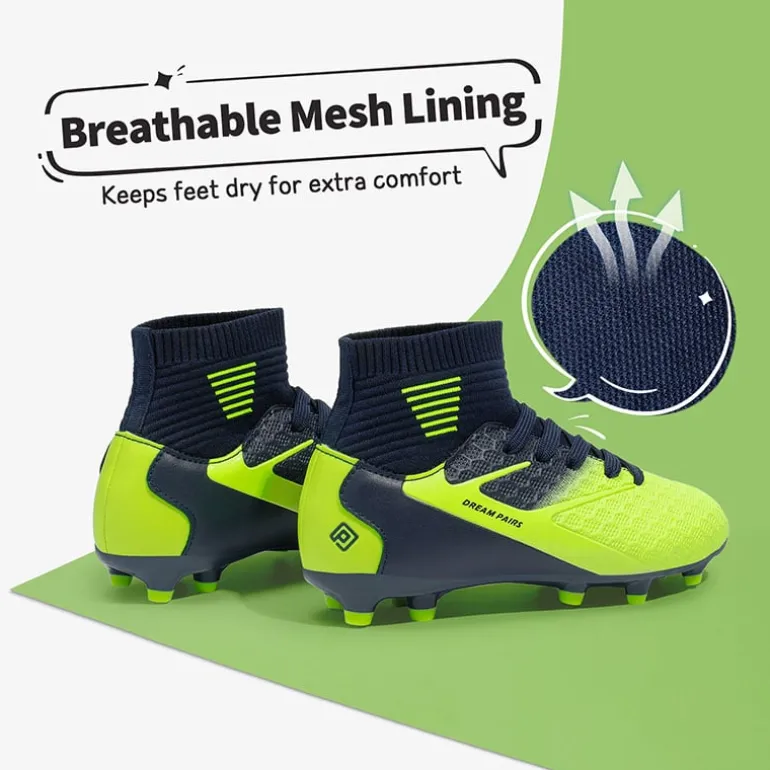 Boys & Girls High Top Youth Football Cleats