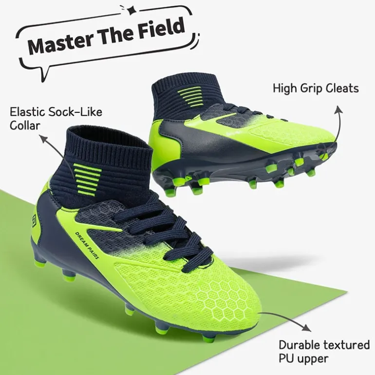 Boys & Girls High Top Youth Football Cleats