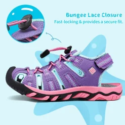 Boys Girls Quick-Dry Athletic Sandals