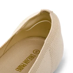 Breathable Bowknot Pointed Toe Knit Flats