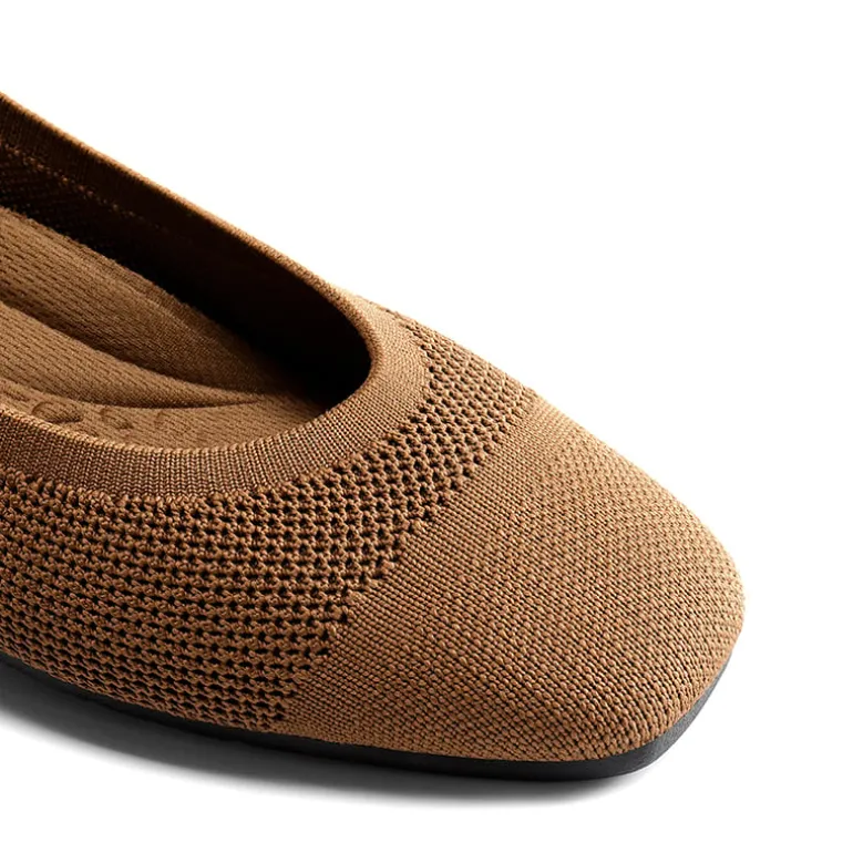 Breathable & Comfortable Square-Toe Flats