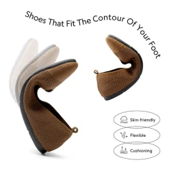 Breathable & Comfortable Square-Toe Flats