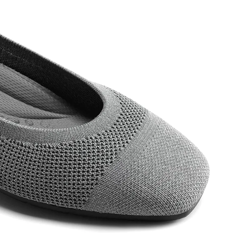 Breathable & Comfortable Square-Toe Flats