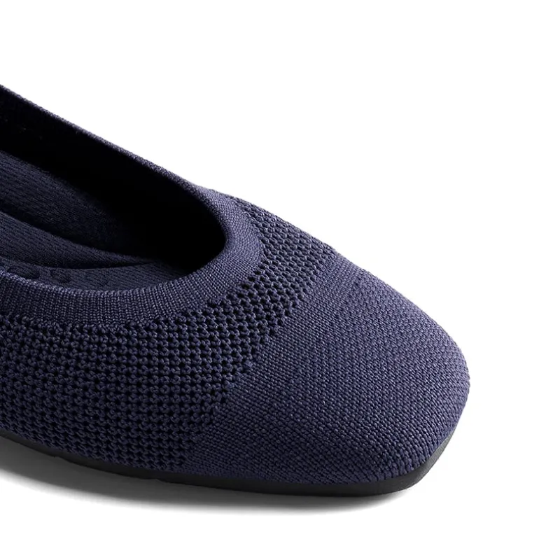 Breathable & Comfortable Square-Toe Flats