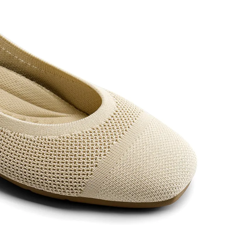 Breathable & Comfortable Square-Toe Flats