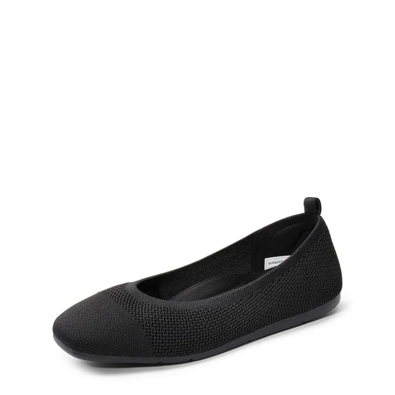 Breathable & Comfortable Square-Toe Flats