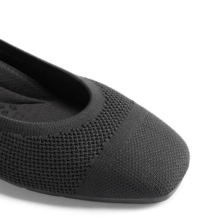 Breathable & Comfortable Square-Toe Flats