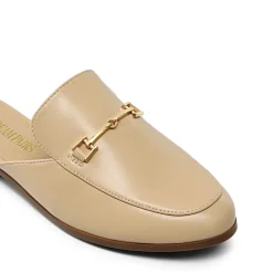 Buckle Design Slip on Mules