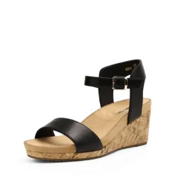 Buckle Platform Wedge Sandals