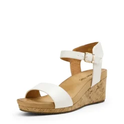 Buckle Platform Wedge Sandals