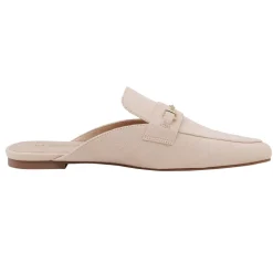 Buckle Pointed Toe Flat Mules