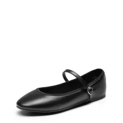 Buckle Round Toe Mary Jane Flats