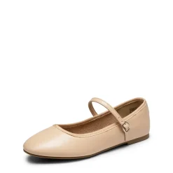 Buckle Round Toe Mary Jane Flats