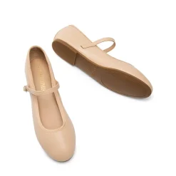 Buckle Round Toe Mary Jane Flats