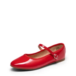 Buckle Round Toe Mary Jane Flats
