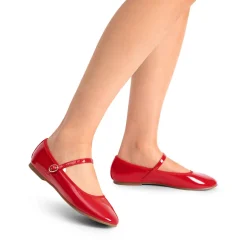 Buckle Round Toe Mary Jane Flats
