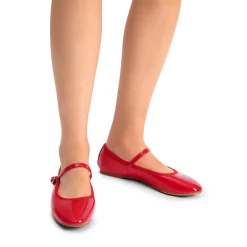 Buckle Round Toe Mary Jane Flats