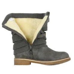 Buckle Strap Mid Calf Snow Boots