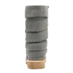 Buckle Strap Mid Calf Snow Boots