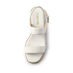 Buckle Strap Platform Wedge Sandals