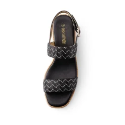 Buckle Strap Platform Wedge Sandals