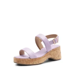 Buckle Strap Platform Wedge Sandals