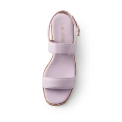 Buckle Strap Platform Wedge Sandals