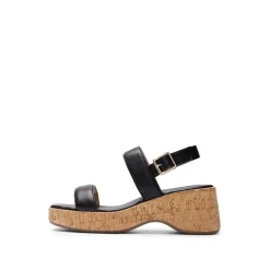 Buckle Strap Platform Wedge Sandals