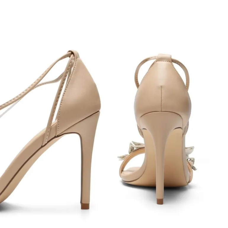 Butterfly Lace Up Stilleto High Heels
