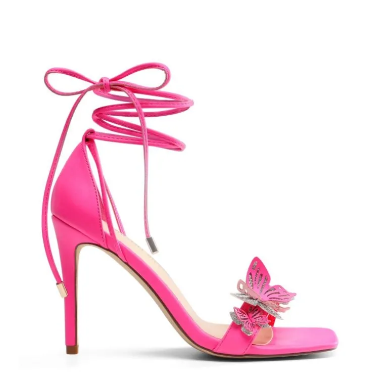 Butterfly Lace Up Stilleto High Heels