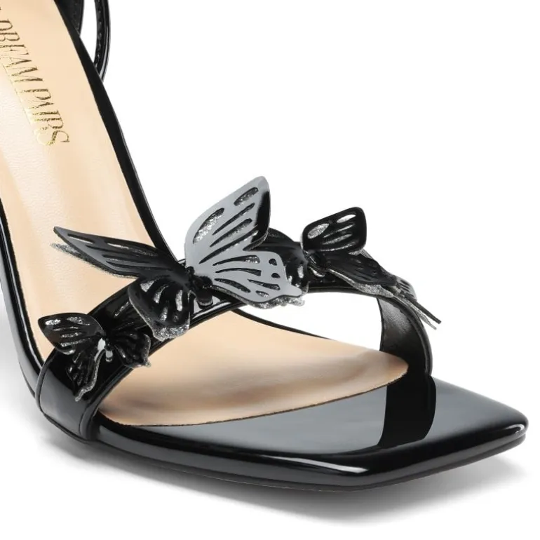 Butterfly Lace Up Stilleto High Heels