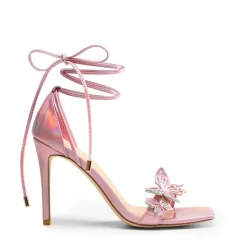 Butterfly Lace Up Stilleto High Heels